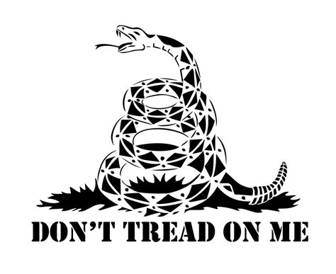 Dont Tread On Me Snake Silhouette - SNAKESE