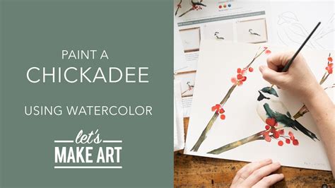 Let's Paint a Chickadee | Easy Watercolor Painting by Sarah Cray of Let ...