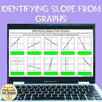 Finding Slope from a Graph Digital Activity for Pre-Algebra & Algebra 1