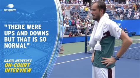 Daniil Medvedev On-Court Interview | 2023 US Open Quarterfinal - YouTube