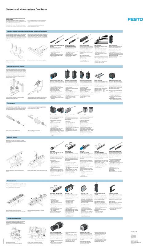 (PDF) Sensors and vision systems from Festo · Sensors and vision ...