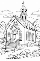 Church Coloring Sheets Free To Print sketch template