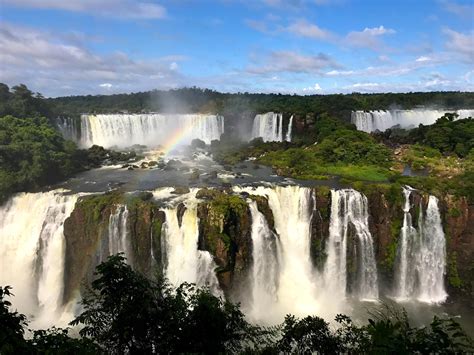 Rainbow over Iguazu Falls [OC] [4032 x 3024] : r/EarthPorn