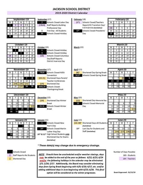 Jackson County Events Calendar - Good calendar idea