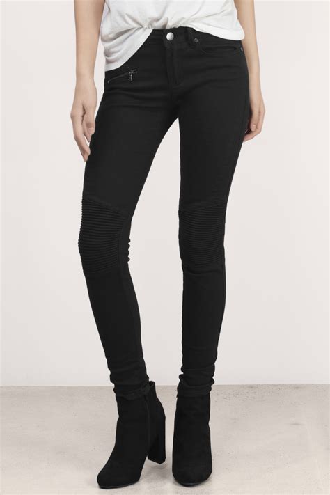 Black Denim Jeans - Black Jeans - Skinny Jeans - Black Denim - $62 | Tobi US