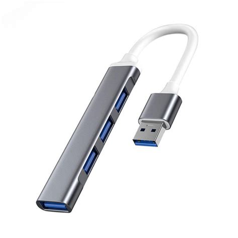 1PC USB C HUB 3.0 2.0 4 Port Multi Splitter Adapter OTG PC Computer ...