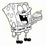 SpongeBob Coloring Page sketch template