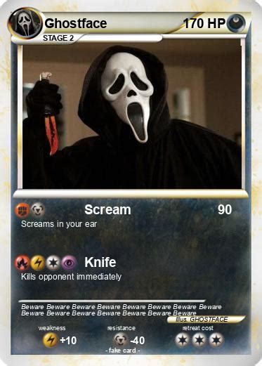 Pokémon Ghostface 72 72 - Scream - My Pokemon Card