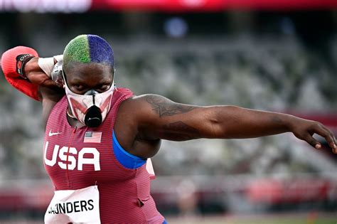 Team USA shot put star Raven Saunders stuns in Joker mask