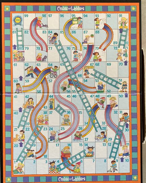 Printable Chutes And Ladders