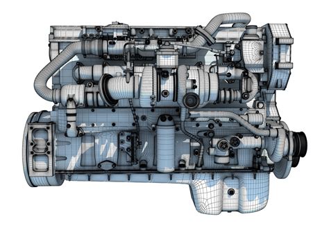 Cummins x15 truck engine 3D - TurboSquid 1292624