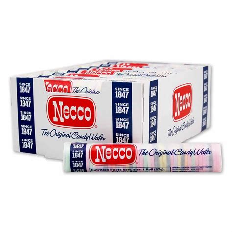 Original Necco Wafers Assorted Flavors 24 Count Tray - Walmart.com