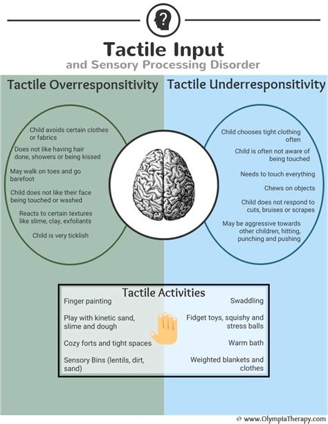 Sensory Processing Tactile Sense | Sensory processing disorder, Sensory disorder, Sensory therapy