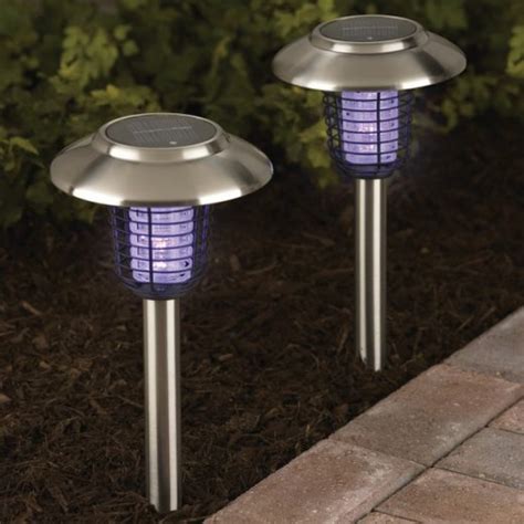 Solar Powered Bug Zapper and Accent Lights