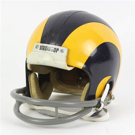 Lot Detail - 1970's Los Angeles Rams Football Helmet (MEARS LOA)