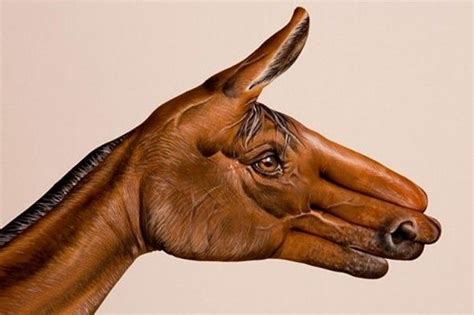 7 Pairs Of Hands Painted Like Animals | Hand painting art, Body art ...