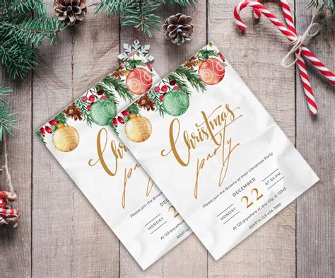 Personalized 2023 Digital Christmas Cards and Party Invitations for ...