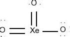 Solved One possible Lewis structure for xenon trioxide,XeO3 | Chegg.com