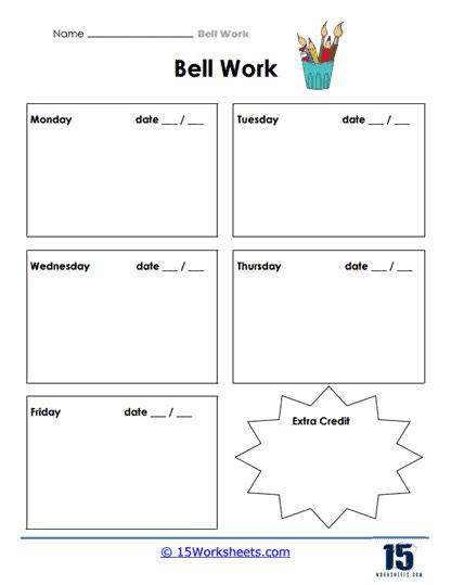 Bell Work Worksheets - 15 Worksheets.com - Worksheets Library