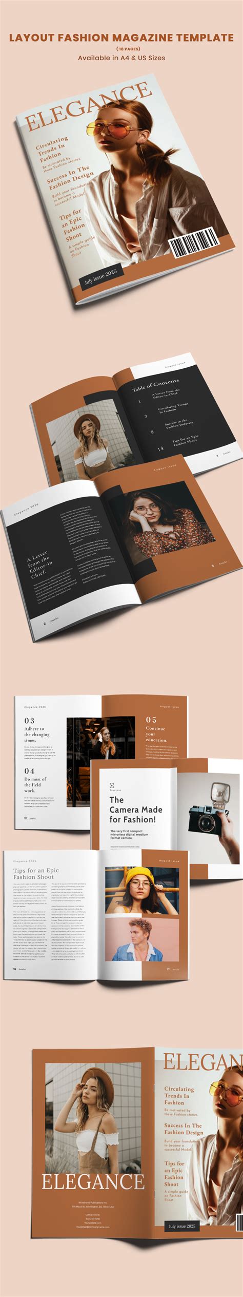 Fashion Magazine Template - InDesign, PSD | Template.net