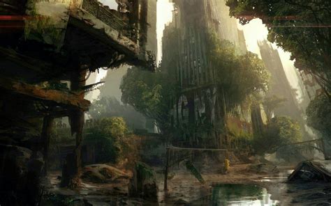 Dystopian Landscape Art - bmp-extra