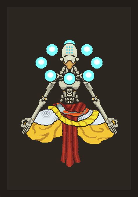 Zenyatta (Overwatch Fan Art made in Hexels) by qooob on DeviantArt