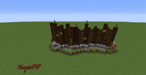 Wall Design - Palisades Minecraft Map