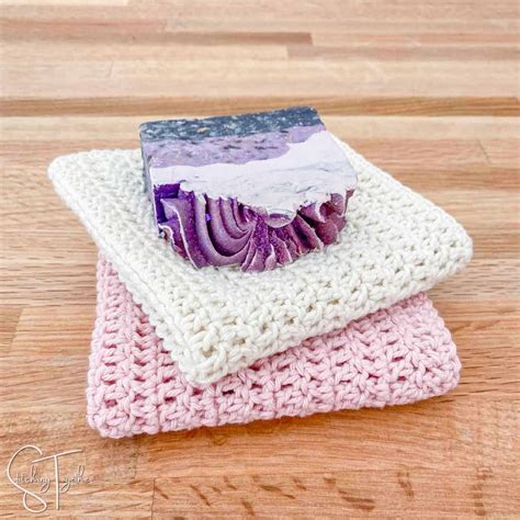 Nantucket Easy Double Crochet Dishcloth Pattern