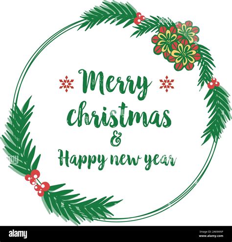 Poster design merry christmas and happy new year, with decor elegant ...