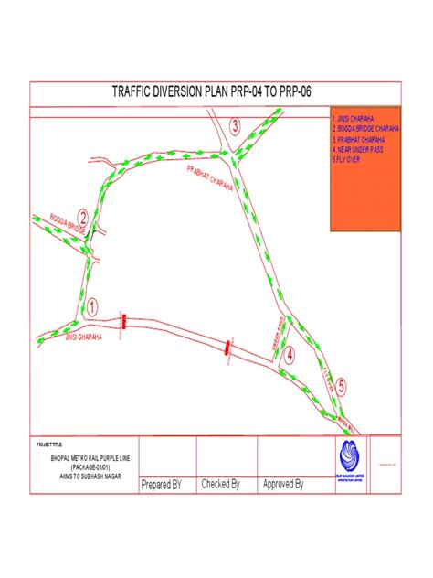 Bhopal Traffic Road Map | PDF