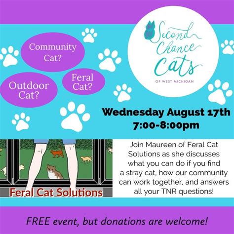 How Can You Help Feral & Outdoor Cats?, Second Chance Cats of WM, Tema, 17 August to 18 August