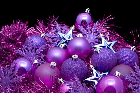 Photo of Purple Christmas decorations | Free christmas images