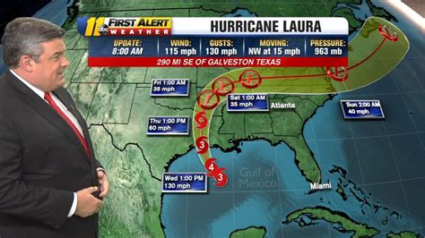 Hurricane Laura path and storm tracker has it strengthening into ...