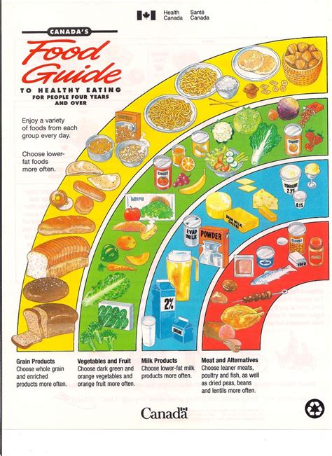 Nutrition Guide | Canada food guide, Canada food, Four food groups