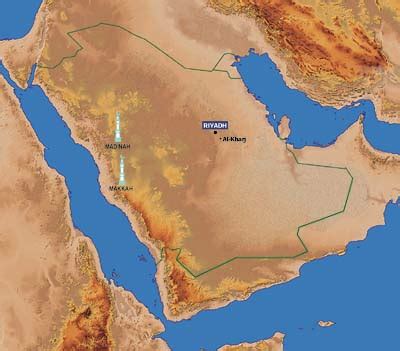 Al Kharj Map - Saudi Arabia