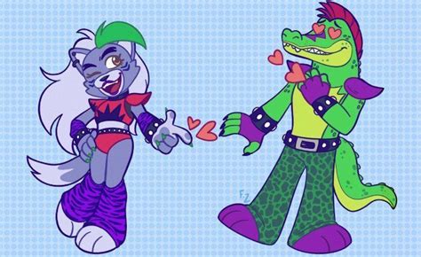 Roxy x Monty , Monty x Roxy Montgomery Gator x Roxanne Wolf | Fnaf drawings, Fnaf, Fnaf art