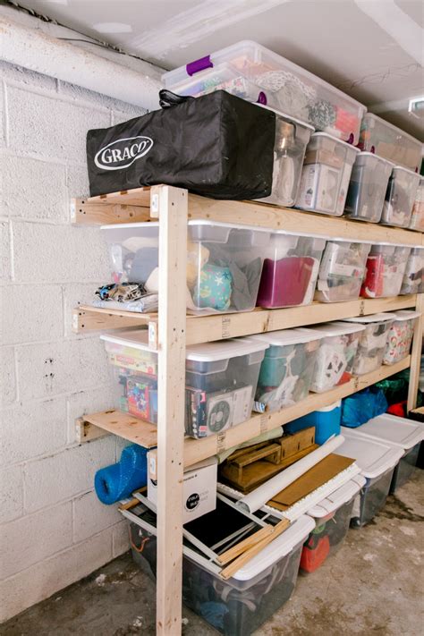 10+ DIY garage shelves ideas to maximize your space - If Only April