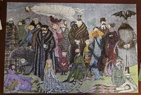 Edward Gorey - Pomegranate puzzles - 1000 pieces : Jigsawpuzzles