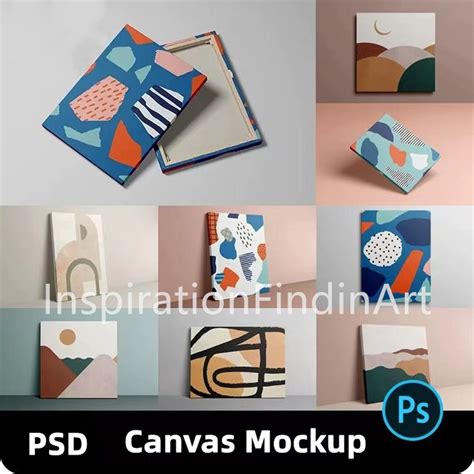 Canvas Mockup Gallery Wall Mockup Mockup Bundle Blank Frame - Etsy