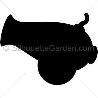 Cannon Silhouette | Silhouette clip art, Silhouette free, Silhouette