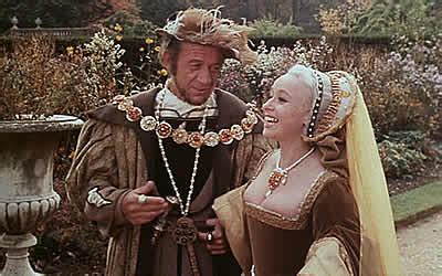 Sid James and Barbara Windsor in Carry on Henry (1971)