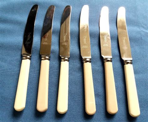 Set of Six Vintage English Crusade Sheffield Firth stainless steel knifes | in Exeter, Devon ...