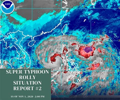 Typhoon Rolly (Goni) Situation Report #2 November 1, 2020 2:00 pm ...