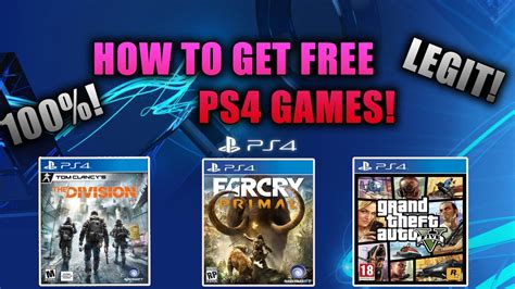 HOW TO GET FREE PS4 GAMES NOVEMBER 2016 (NO CREDIT CARDS) - YouTube