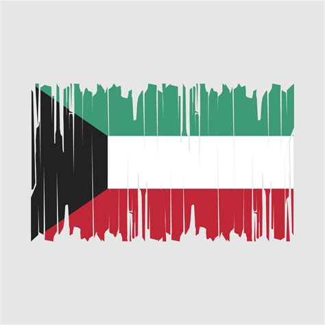 Kuwait Flag Brush Vector 21484750 Vector Art at Vecteezy