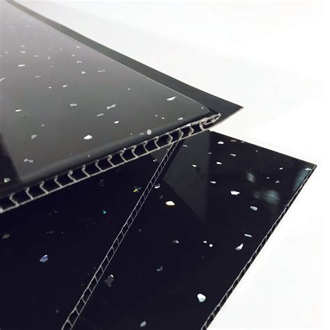 Black Sparkle (5mm) | PVC Bathroom Cladding Panels