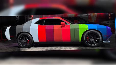 2023 Dodge Challenger Official Wrap Features Every Factory Paint Color ...