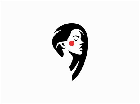 Woman logo by Lucian Radu on Dribbble Graphic Design Typography, Logo ...