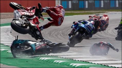 Horror-Unfall überschattet MotoGP-Rennen in Silverstone - YouTube