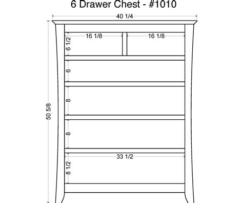 Lexington 6-Drawer Chest | VIZTECH FURNITURE